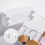 Tender Para Ropa Tendedero Retractil Doble Para Pared - Imagen 3