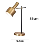 Lampara De Mesa De Luz Escritorio Portatil Con Rotación - Imagen 10