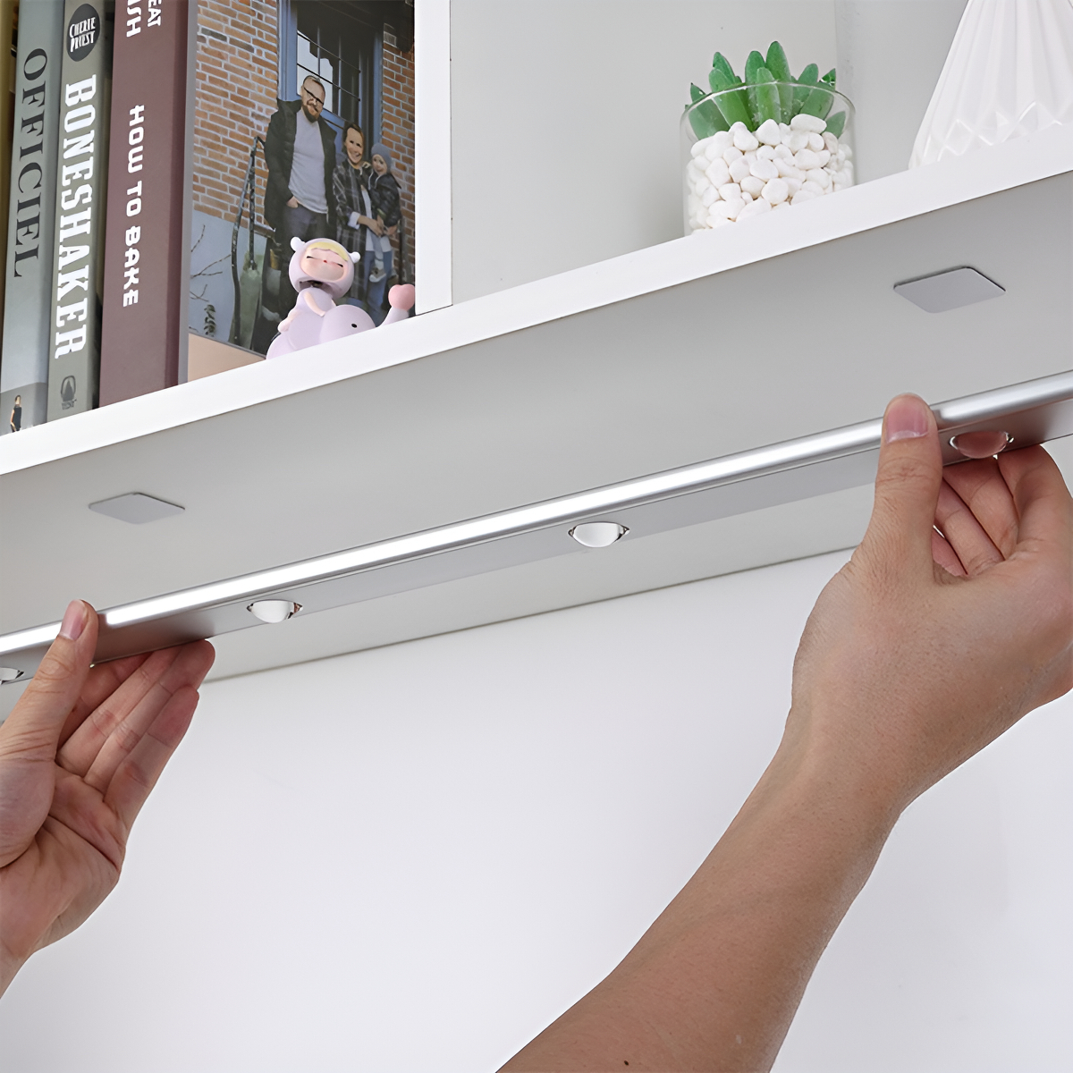 Tira De Luz Led Rígida Recargable Usb Regulable - 50cm - Imagen 7