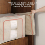 Caja Organizadora De Ropa Plegable Resistente 50x40x33 - Imagen 2