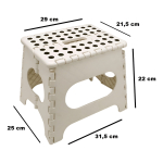 Banco Banquito Plegable Plastico Practico Adultos - Imagen 2