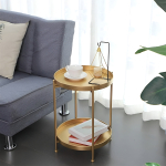 Mesa Doble Nórdica Auxiliar De Hierro Chica - Imagen 10