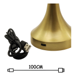 Lámpara Clásica Forma De Hongo Táctil Inalambrica Mesa - Imagen 25