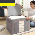 Caja Organizadora De Ropa Plegable Resistente 40x30x20 - Imagen 4