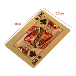 Cartas Naipes Póker Plástico Anti Agua Doradas - Imagen 6