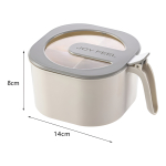 Especiero Organizador Especias Mesada Con Tapa Y Cucharas - Imagen 8