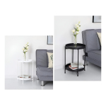 Mesa Doble Nórdica Auxiliar De Hierro Chica - Imagen 6