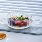 Plato Hondo Estilo Cazuela Copetin Vidrio Con Asa 15cm - Imagen 6