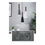 Lampara Colgante De Techo Moderna Nordica Excelente Calidad - Imagen 15