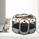 Corral Plegable Para Mascota Canil Cerco Para Perro O Gato M - Imagen 4