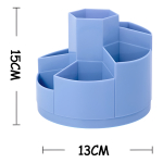Organizador Escritorio Portalapices Giratorio Gran Capacidad - Imagen 7
