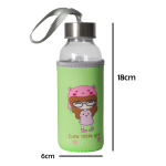 Botella De Agua De Vidrio Con Funda De Neopreno 300ml - Imagen 18