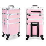 Maleta Valija Maquillaje Profesional 3 Divisiones 4 Ruedas - Imagen 8