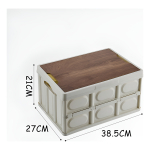 Caja De Almacenamiento Plegable Multifuncional Tapa 38,5x27 - Imagen 2