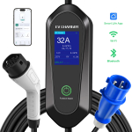 Cargador Portátil De Auto Eléctrico Tipo 2 Con Schuko 32a - Imagen 2