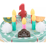 Juguete De Madera Torta De Cumpleaños De Madera - Imagen 2