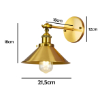 Aplique De Pared Vintage Industrial Lampara Spot Iluminarás - Imagen 2