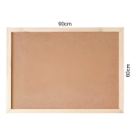 Pizarra De Corcho 60x90 Cm Para Pared Marco Madera - Imagen 4
