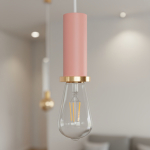 Lámpara Colgante E27 Sin Pantalla Retro Industrial - Imagen 11