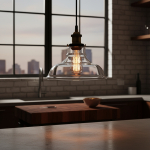 Lampara Para Techo Colgante Vidrio Vintage Floron - Imagen 8