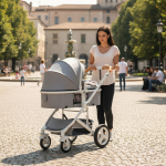 Cochecito De Bebé Belecco 535-q3 Diseño Moderno - Imagen 11