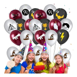 Set De 20 Globos De Harry Potter Globo Cumpleaños Libro - Imagen 2