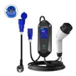 Cargador Portátil De Auto Eléctrico Tipo 2 Con Schuko 32a - Imagen 2