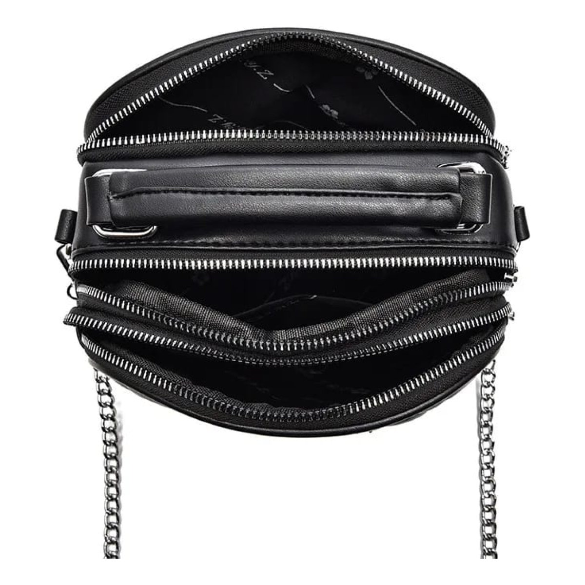 Bandolera Cartera Capitoneada Con Cadena V - Imagen 8