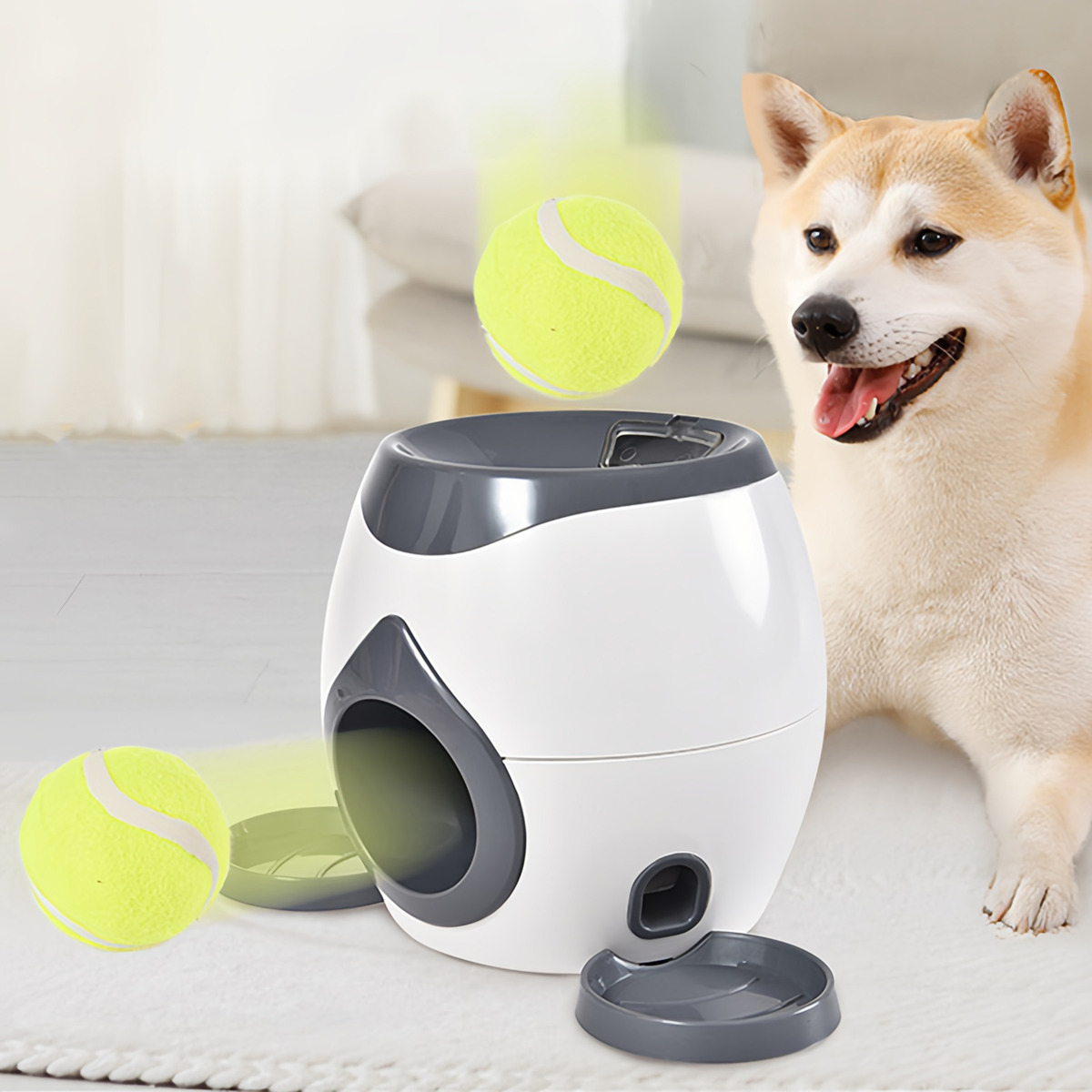 Dispensador Automático De Pelotas Electrico Para Perros - Imagen 9