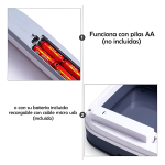 Tacho Basura Papelera Automática 16l Basurero Recargable - Imagen 14