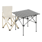 Kit Mesa Y 2 Sillas Plegables Para Camping Playa - Imagen 7