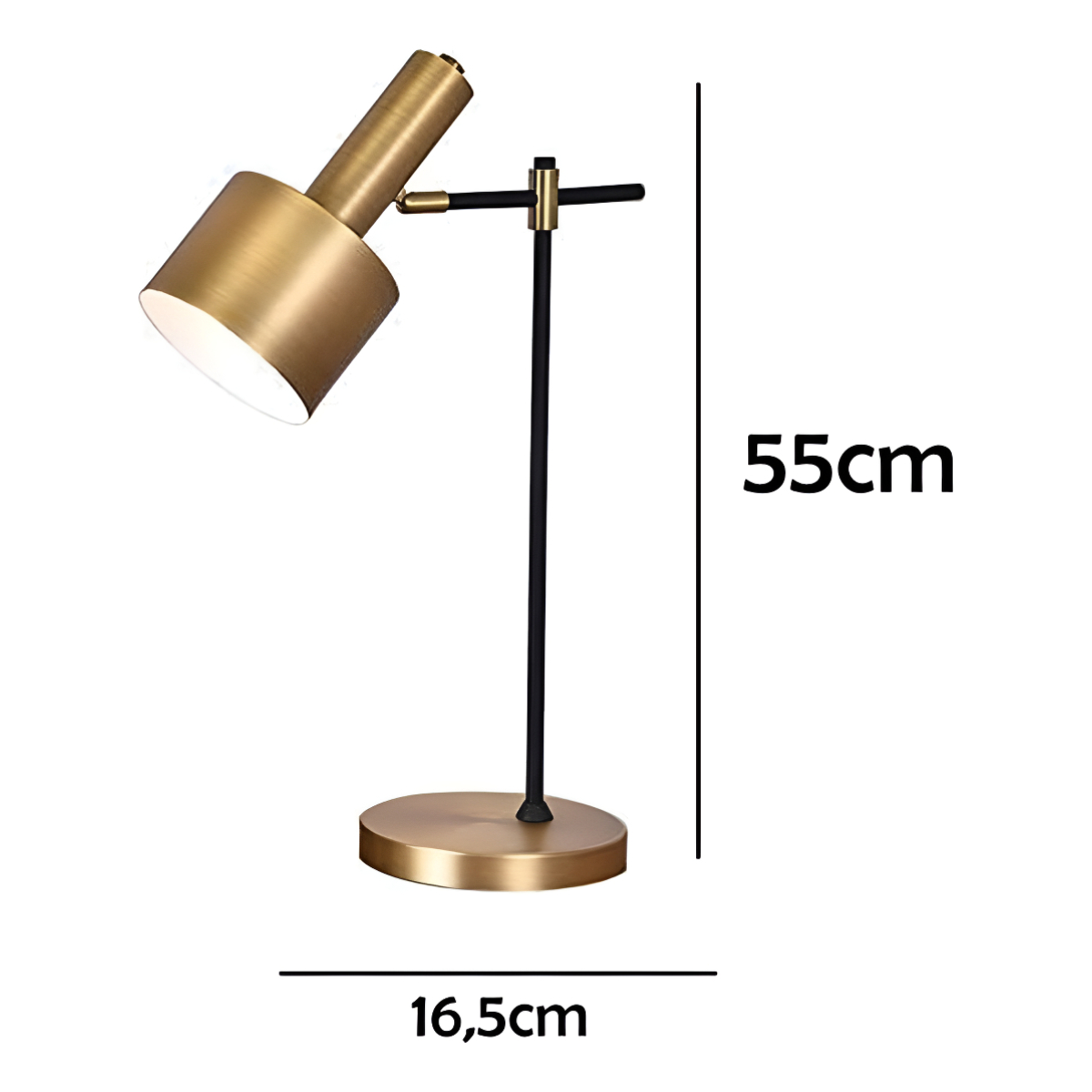 Lampara De Mesa De Luz Escritorio Portatil Con Rotación - Imagen 5
