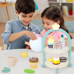Juguete Infantil En Madera Pastelería Hora Del Té - Imagen 4