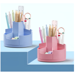Organizador Escritorio Portalapices Giratorio Gran Capacidad - Imagen 2