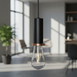 Lámpara Colgante E27 Sin Pantalla Retro Industrial - Imagen 3