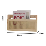 Estante De Madera Estantería Para Libros Revistero - Imagen 7