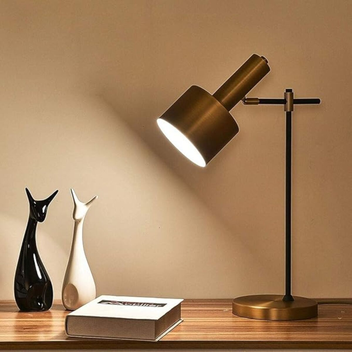 Lampara De Mesa De Luz Escritorio Portatil Con Rotación - Imagen 4