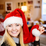 Gorro Gorrito Navideño Papá Noel Felpa Gruesa Largo 77cm - Imagen 7