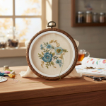 Bastidor Aro Para Bordar De Goma Circular 13.5cm