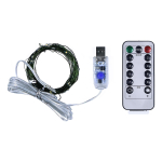 Guia De Mini Luces Navideñas Para Arbol 10 Metros - Imagen 2