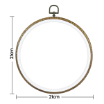 Bastidor Aro Para Bordar De Goma Circular 21cm - Imagen 2