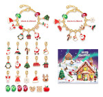 Calendario Adviento Navidad Pulsera Con Dijes 24 Sorpresas - Imagen 2