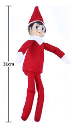 Elfo Navideño Muñeco Duende Decoración 31cm - Imagen 2