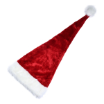 Gorro Gorrito Navideño Papá Noel Felpa Gruesa Largo 77cm - Imagen 6