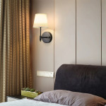 Aplique Corto Inalámbrico Con Control Estilo Nórdico - Imagen 13