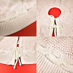 Falda Árbol De Navidad Tejida Trenzada 92cm - Imagen 3