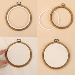 Bastidor Aro Para Bordar De Goma Circular 13.5cm - Imagen 3