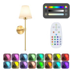 Aplique Largo Inalámbrico Con Control Estilo Nórdico - Imagen 4