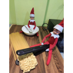 Elfo Navideño Muñeco Duende Decoración 31cm - Imagen 6