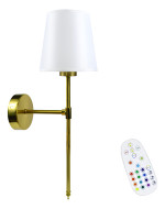 Aplique Largo Inalámbrico Con Control Estilo Nórdico - Imagen 2